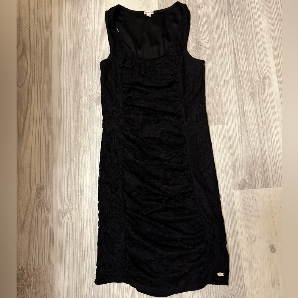 Guess Black Sleeveless lace Dress